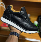 Chaussure homme tendance – Style crocodile pour un look premium
