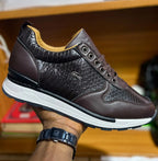 Chaussure homme tendance – Style crocodile pour un look premium
